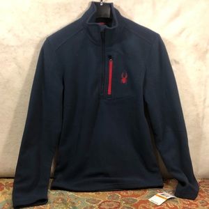 NWT Spider 3/4 Zip Fleece Small